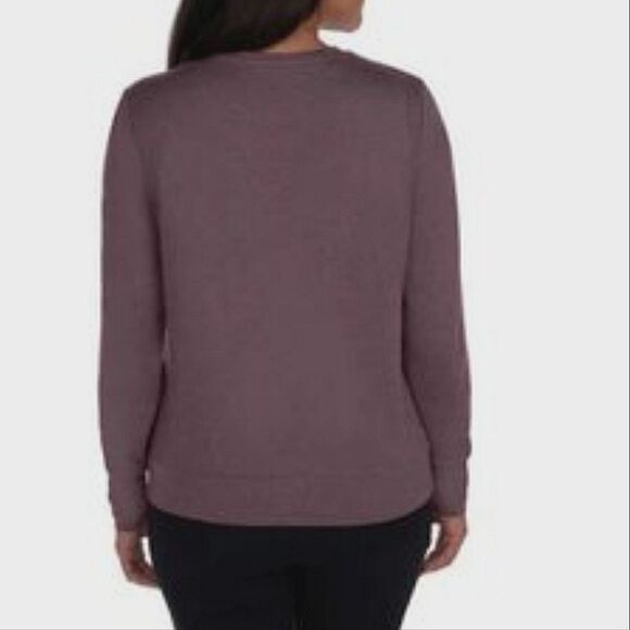 Lukka Lux® Women's Polyester Crewneck Long Sleeve Pullover Top - Picture 2 of 13
